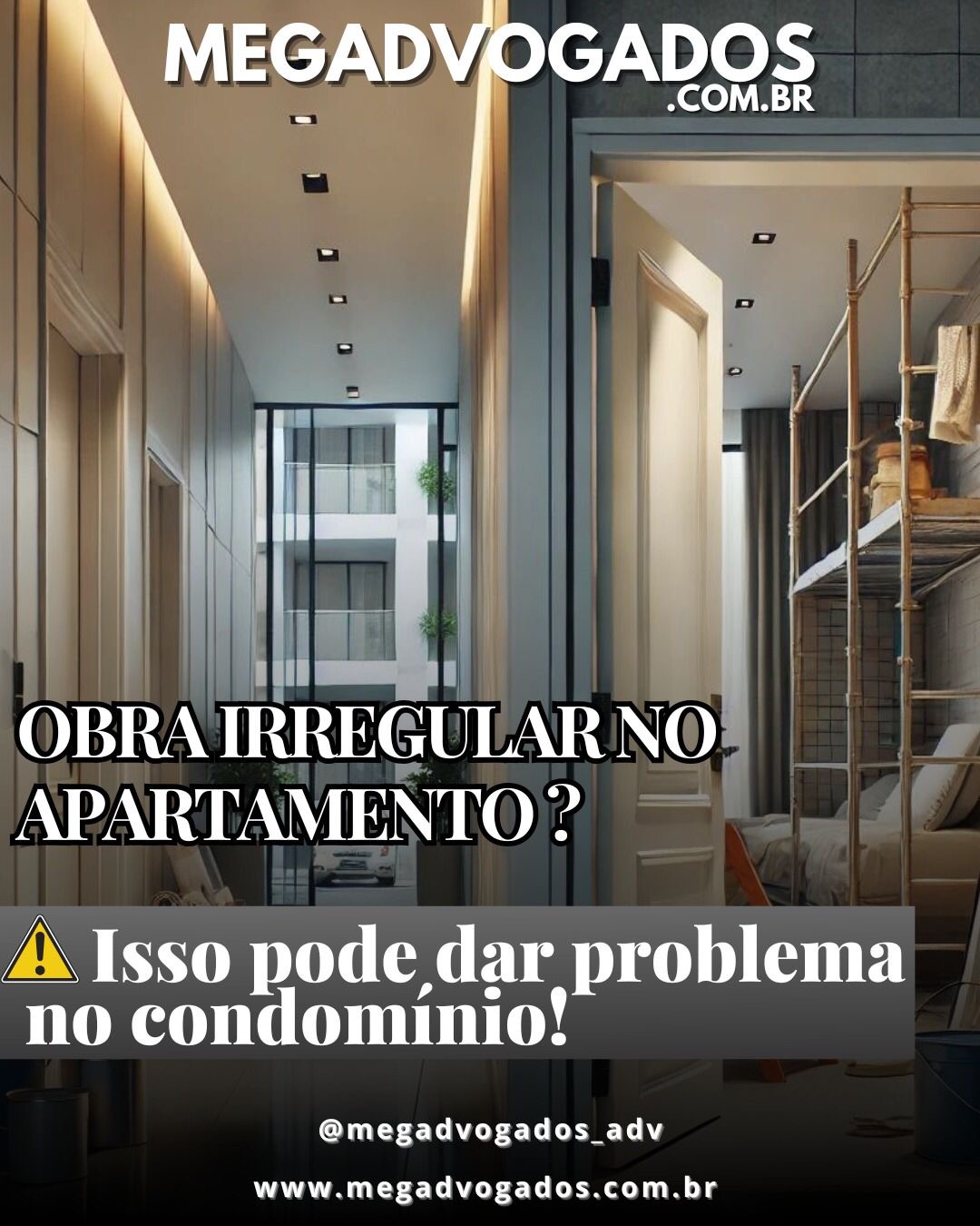 Obras dentro do apartamento 