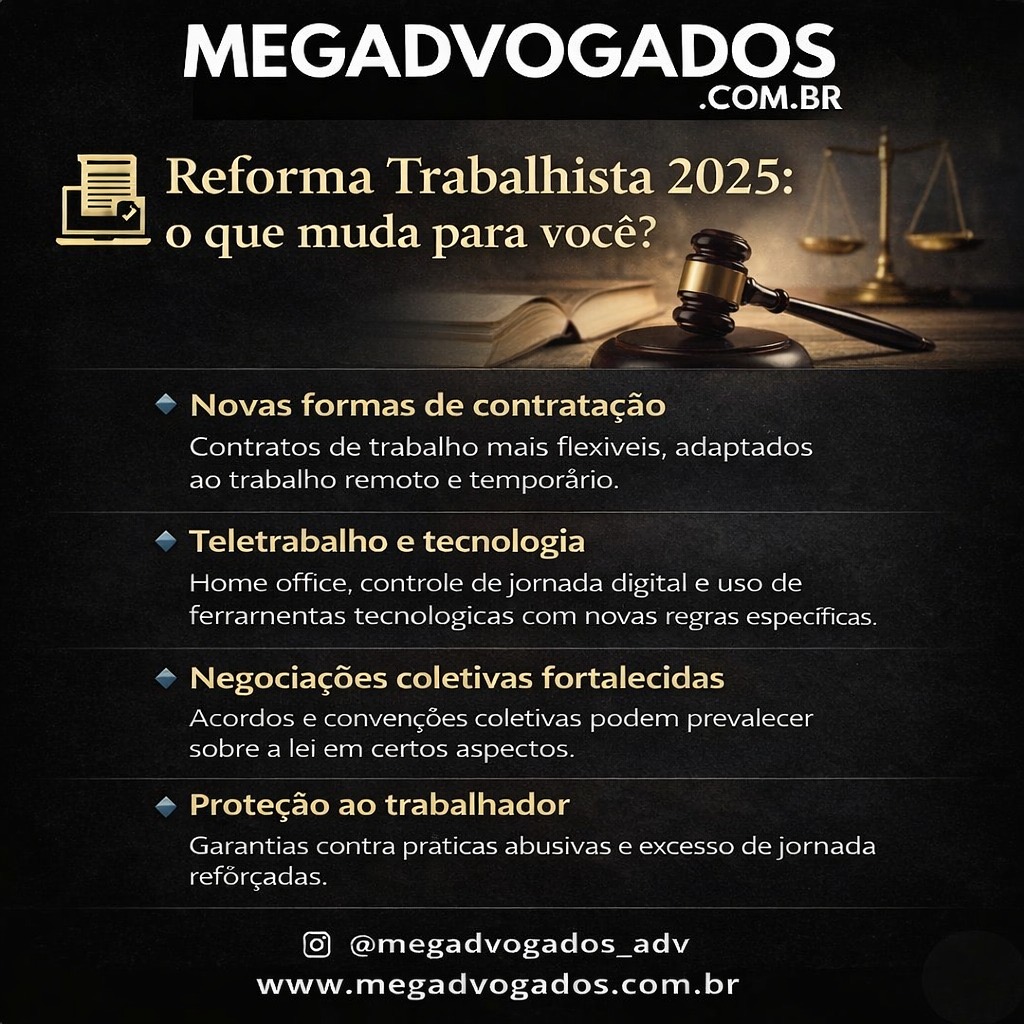  Reforma Trabalhista 2025: o que muda para você?
