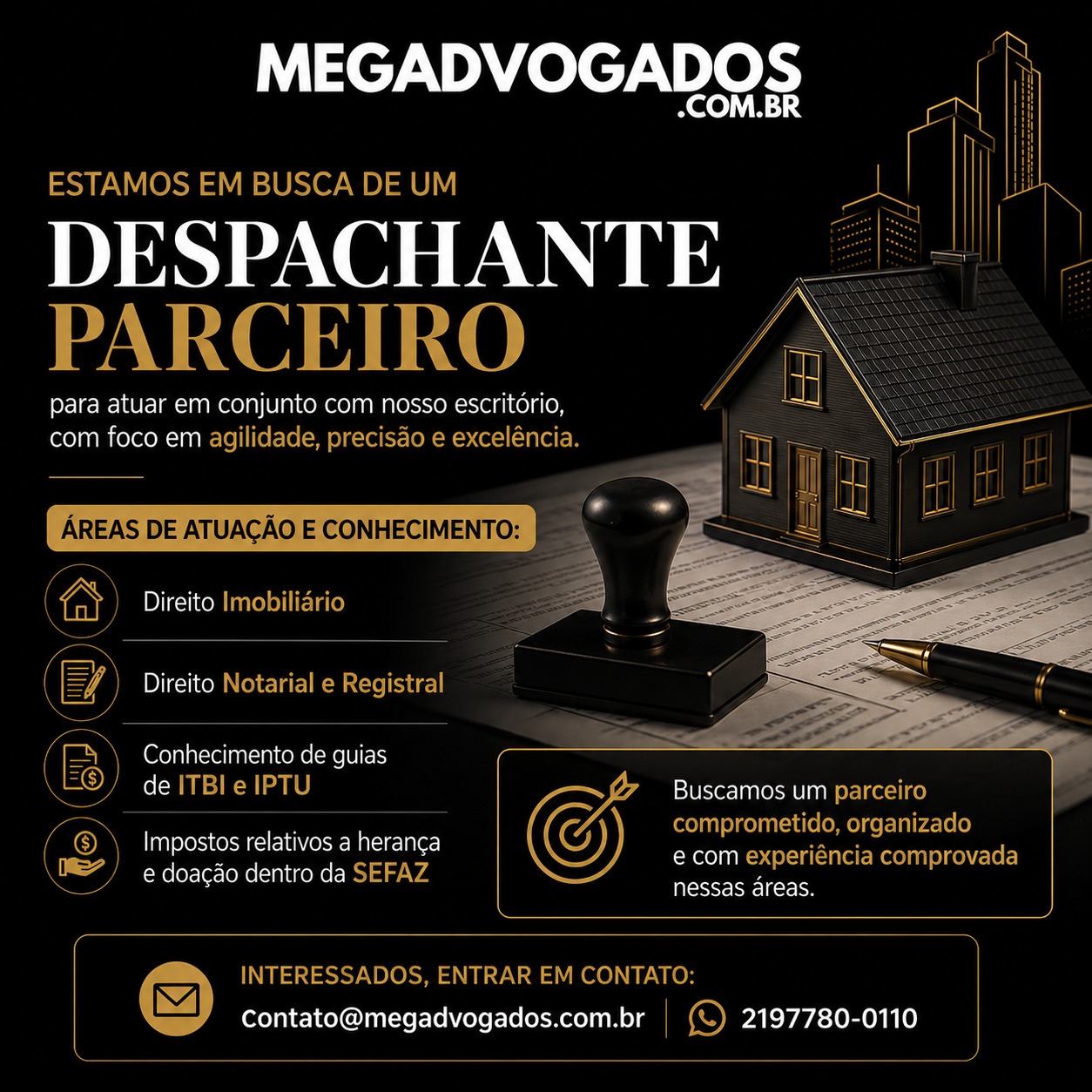 Oportunidade para Despachante Parceiro