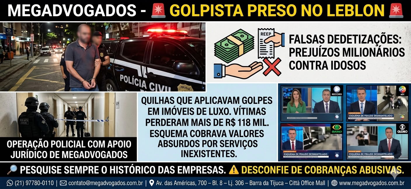 GOLPISTA PRESO NO LEBLON