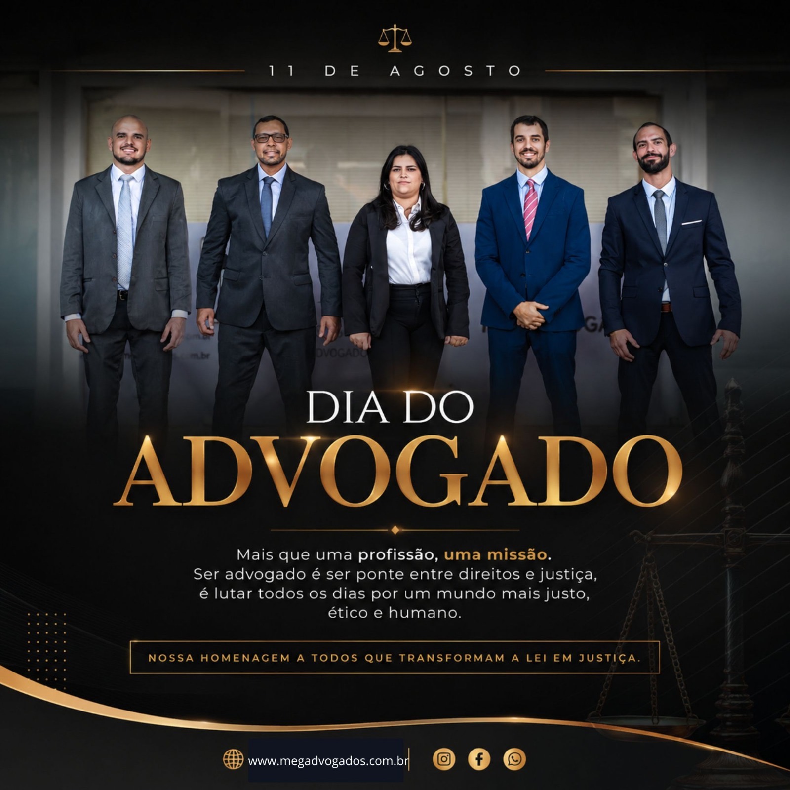  11 de agosto  Dia do Advogado